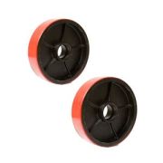 Колесо полиуретановое 160х50 мм без подшипника для тележек гидравлических JC/DF-III/DB/BFC