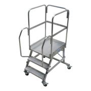 Лестница передвижная Krause Corda 3 ступени с площадкой