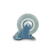 Колесо аппаратное поворотное SChgb 55 120 мм под болт с тормозом