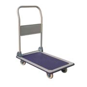 Тележка платформенная пластиковая 200 кг TOR PH200P (480x740) со складной ручкой (пластик, 100 мм)
