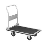 Тележка платформенная 800 кг TOR PH800 (1095х650) со складной ручкой (пластиковые колеса 125 мм)