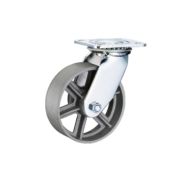 Колесо большегрузное поворотное SCS 55 125 мм чугунное