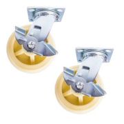 Колесо поворотн. тормоз PP (C550B/PP1042CB3) 100мм