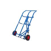 Тележка для баллонов ТГК-П пропан + кислород, 2 б (2 колеса d 250мм пневм, 1 колесо d 160мм резина)