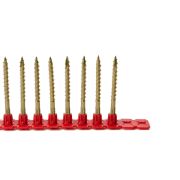 Саморезы в ленте F-STY 4.2х55 желтопассированные дер/дер, шлиц Ph2 (1000шт/уп)